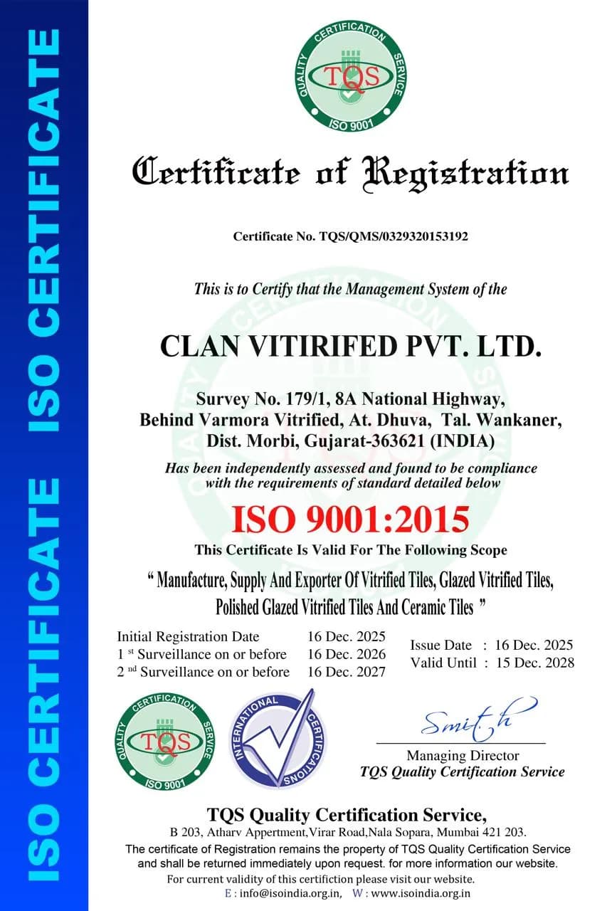 ISO Certificate