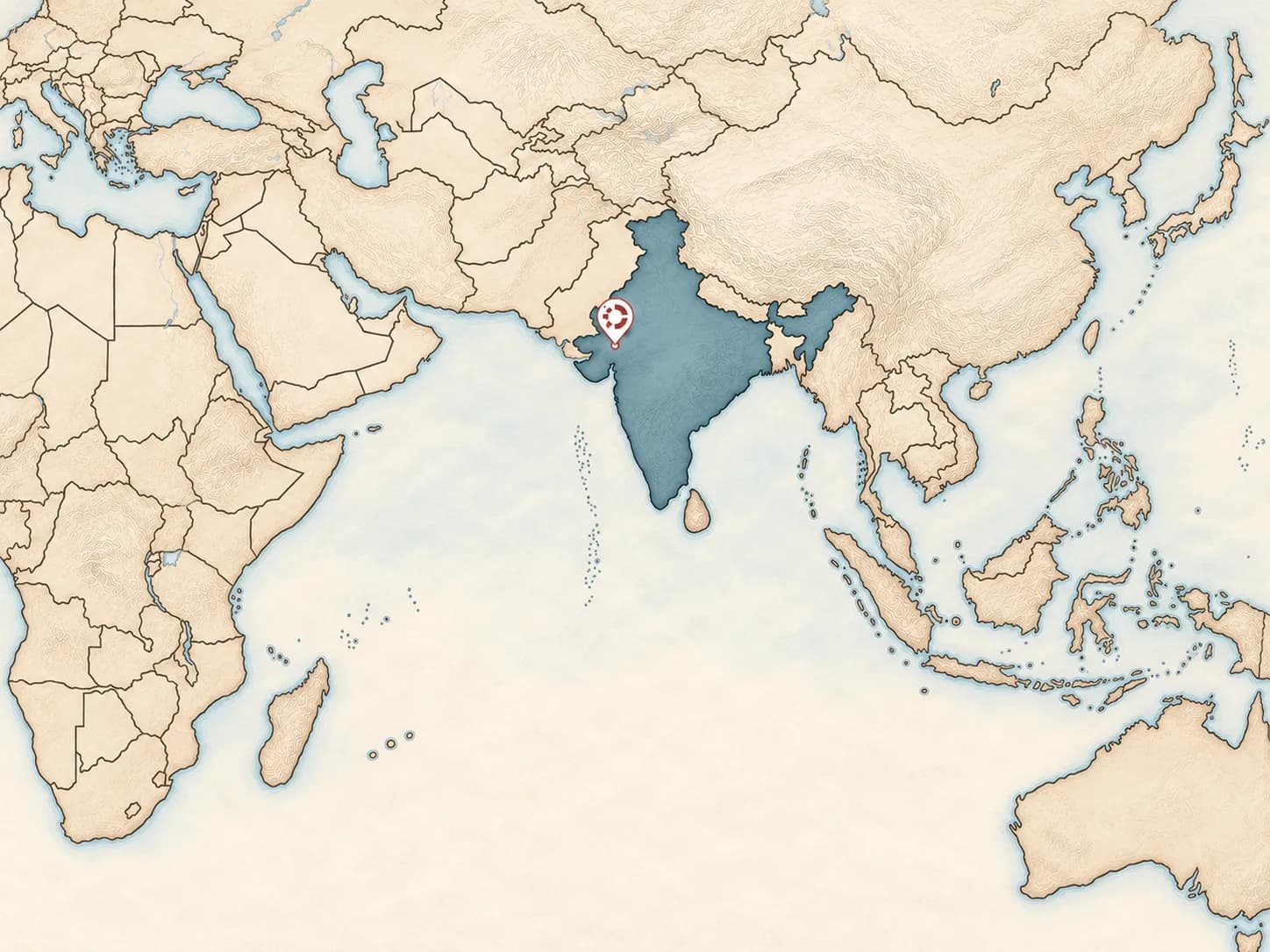CLAN Vitrified location in Gujarat, India