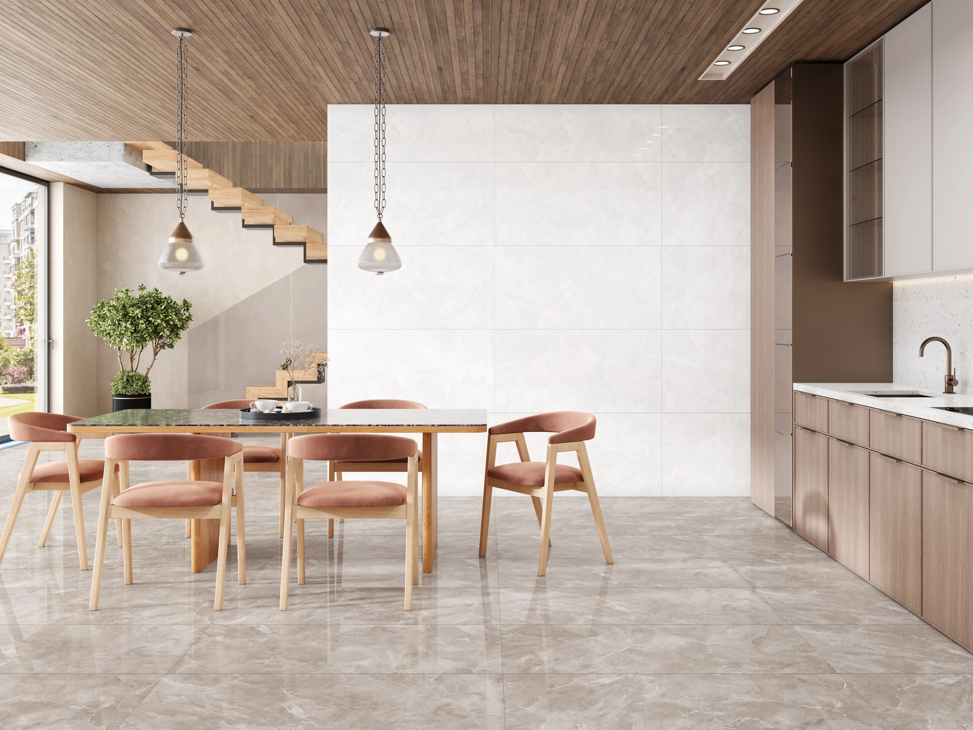 Living application interior surface placeholder