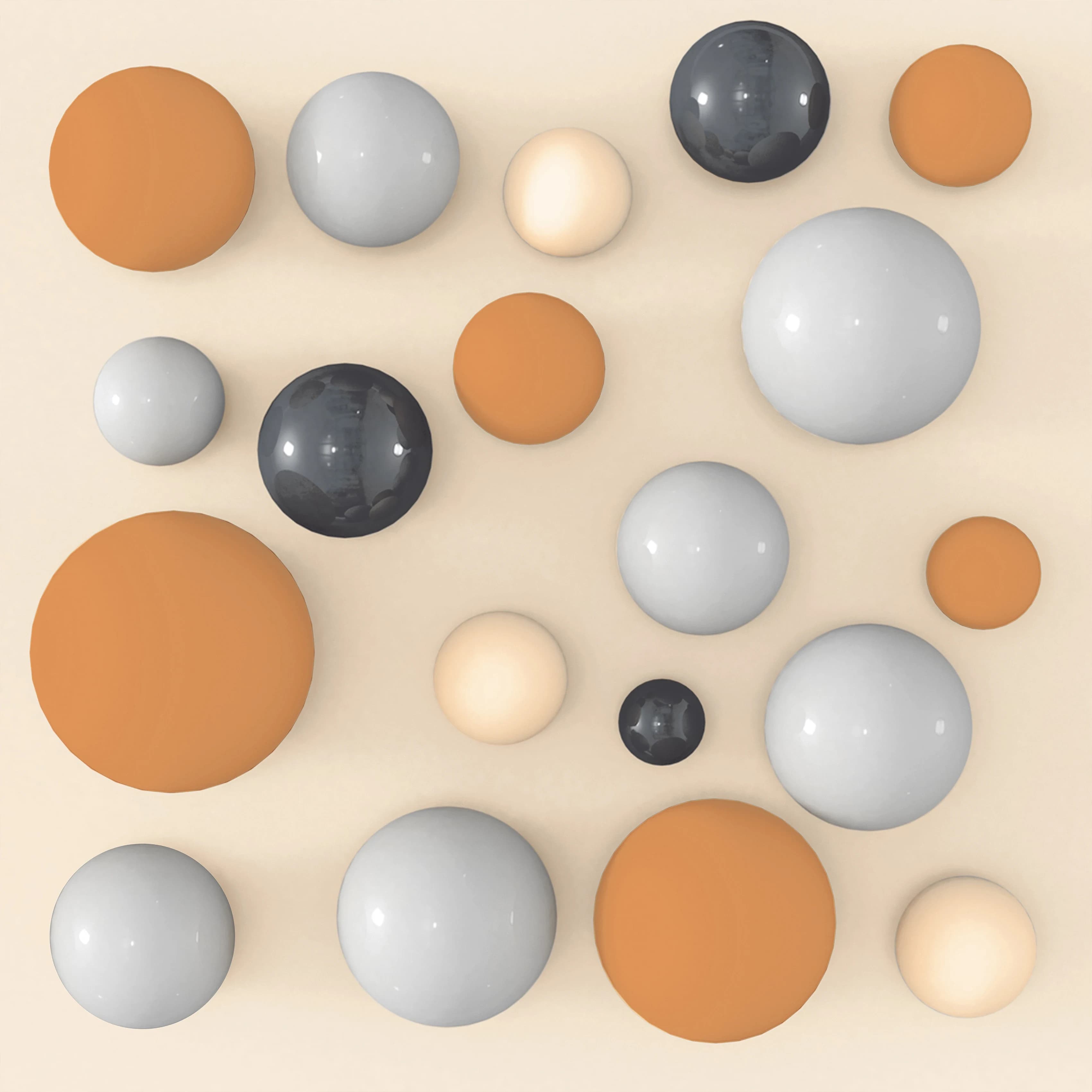 3D Balls tile design from the CHIC DESIGN collection