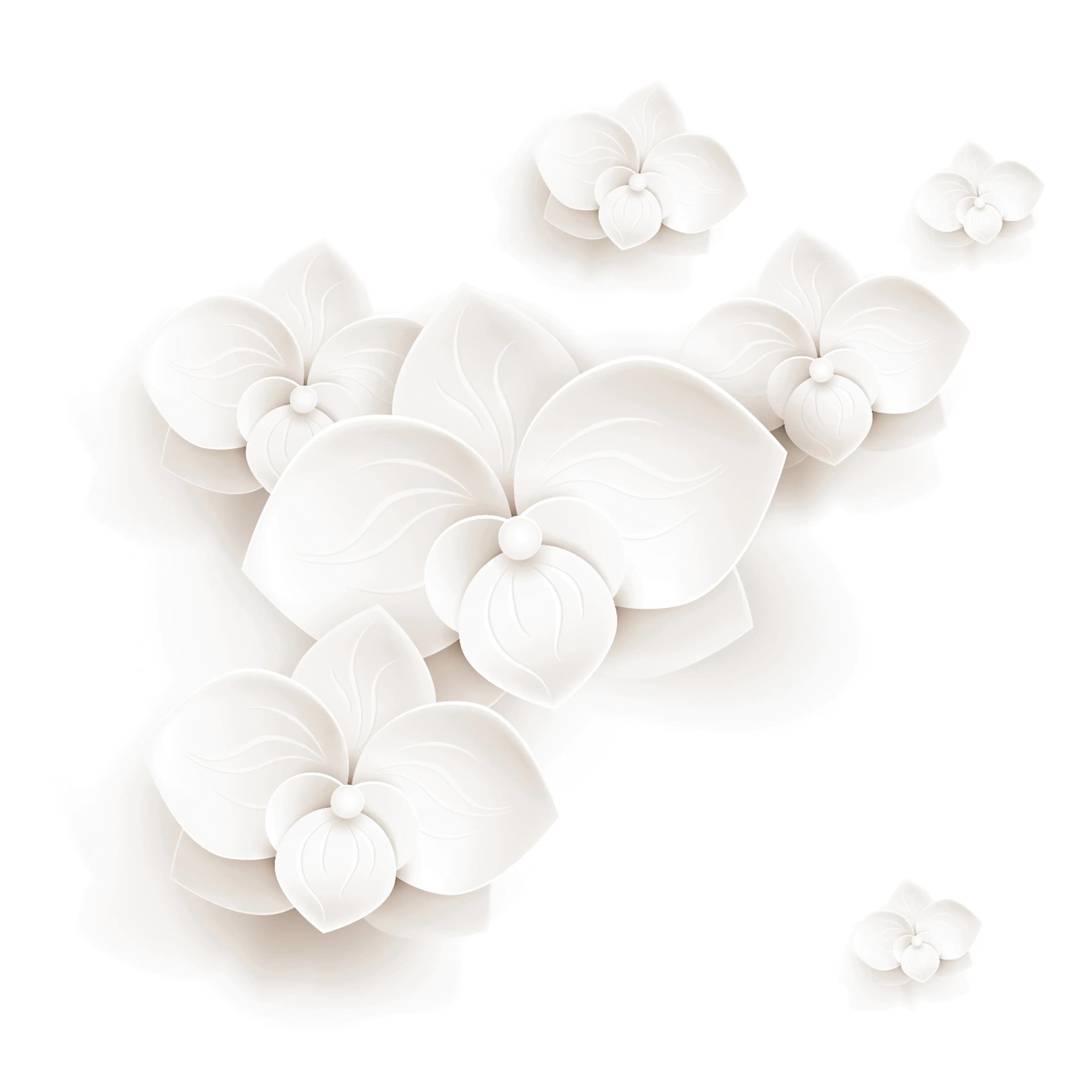 White Flower tile design from the CHIC DESIGN collection