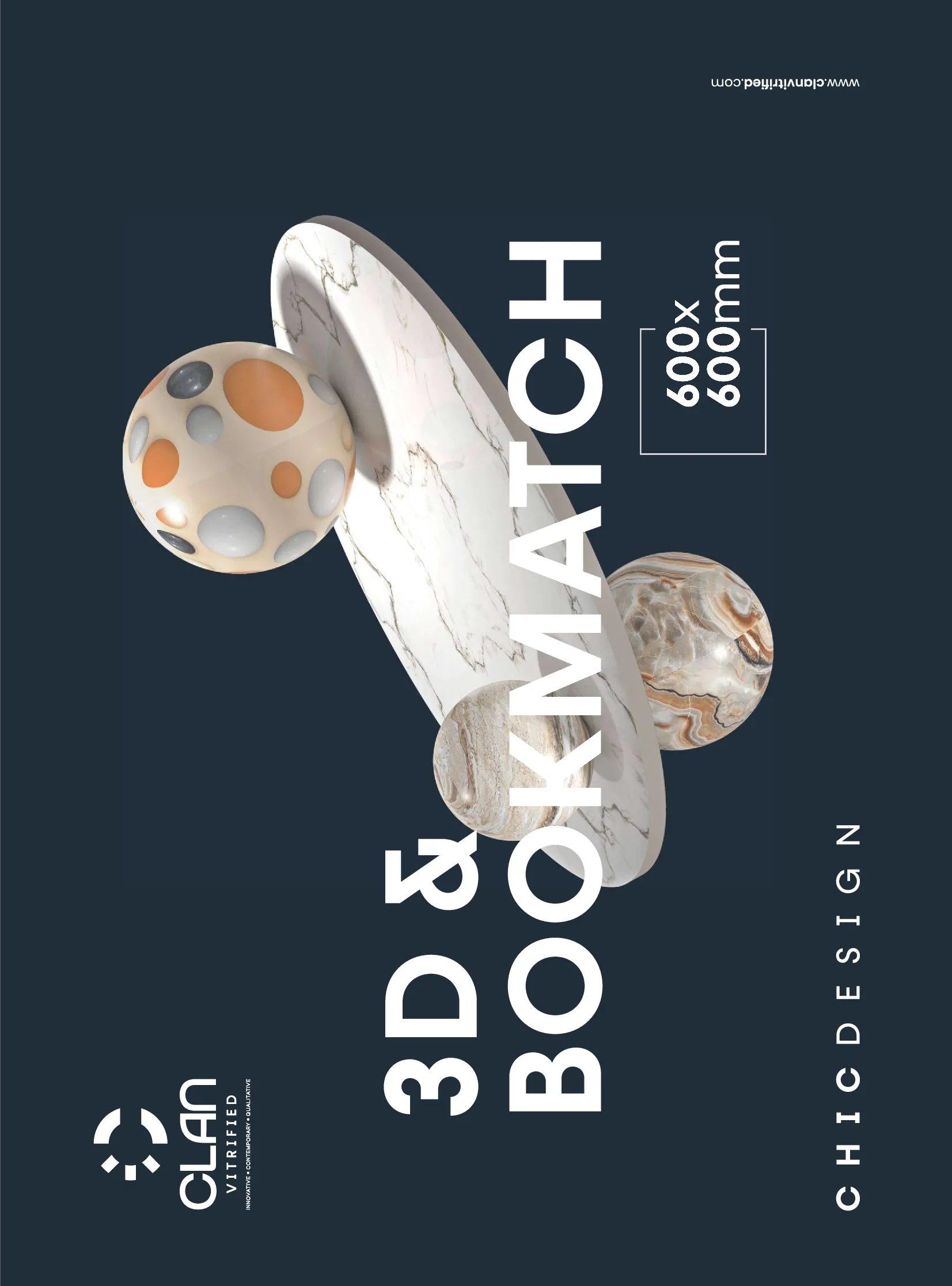 3D Bookmatch Glossy catalogue cover
